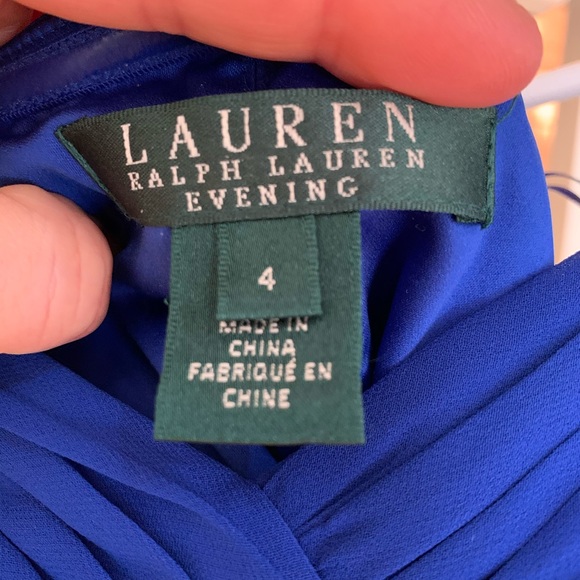 COPY - Beautiful cobalt blue Ralph Lauren evening… - Picture 2 of 4